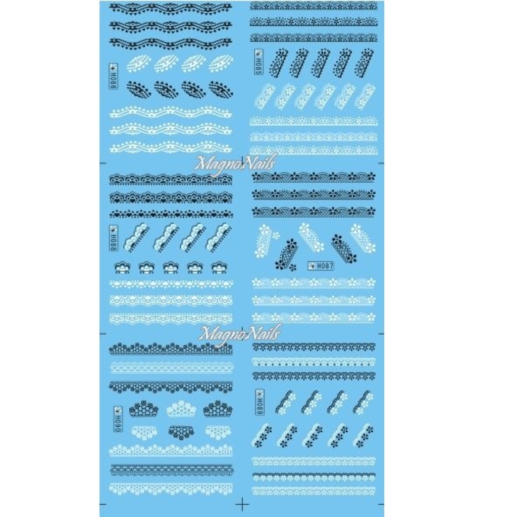 2D Nail Art Sticker