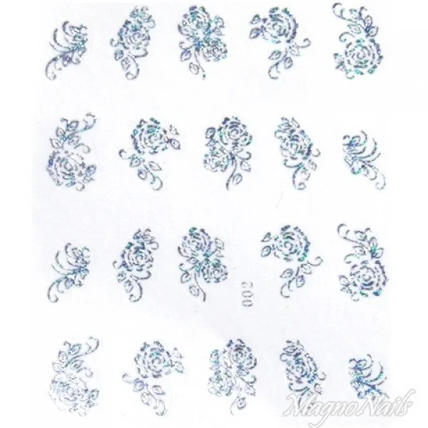 2D Nail Art One Stoke Sticker