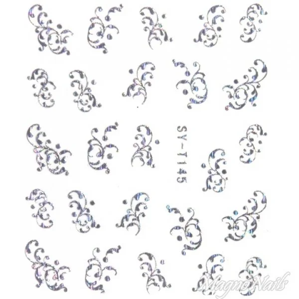 2D Nail Art One Stoke Sticker