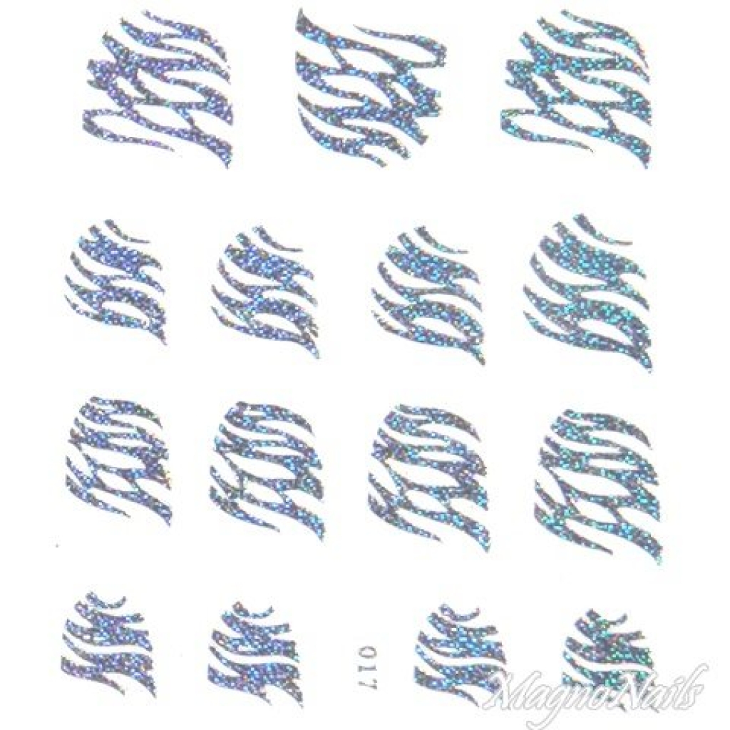 2D Nail Art One Stoke Sticker