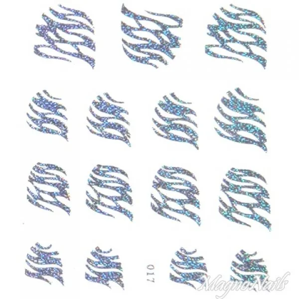 2D Nail Art One Stoke Sticker