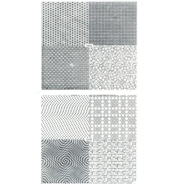 3D Full Cover Metallic Sticker Set - silber Selbstklebende Nagelaufkleber Nagelsticker