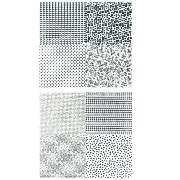 3D Full Cover Metallic Sticker Set - silber Selbstklebende Nagelaufkleber Nagelsticker