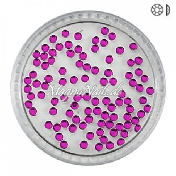 Ministrasssteine - rund pink Nail Nagelstudio Nägel Nailart Nail art