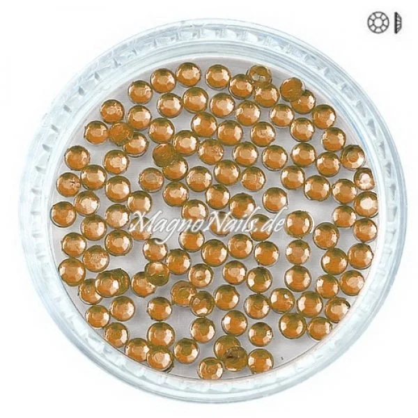 Ministrasssteine - rund orange Nail Nagelstudio Nägel Nailart Nail art