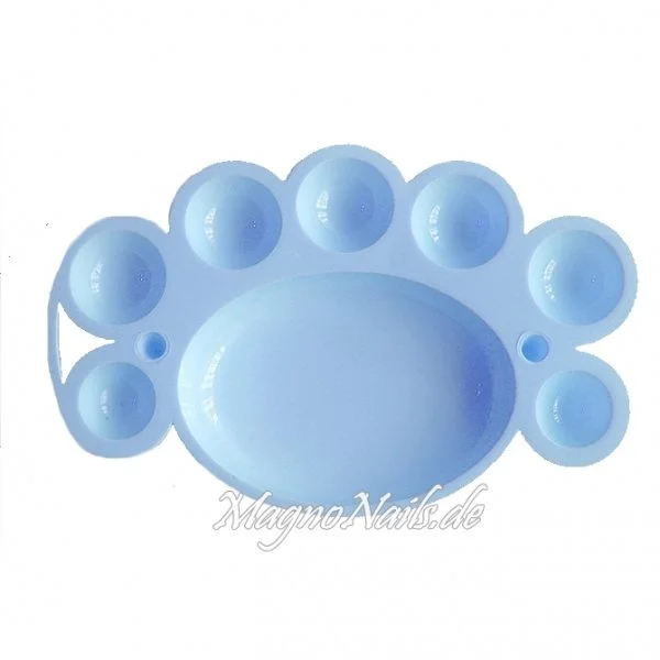 Mischpalette blau Nail Nagelstudio Nägel Nailart Nail art