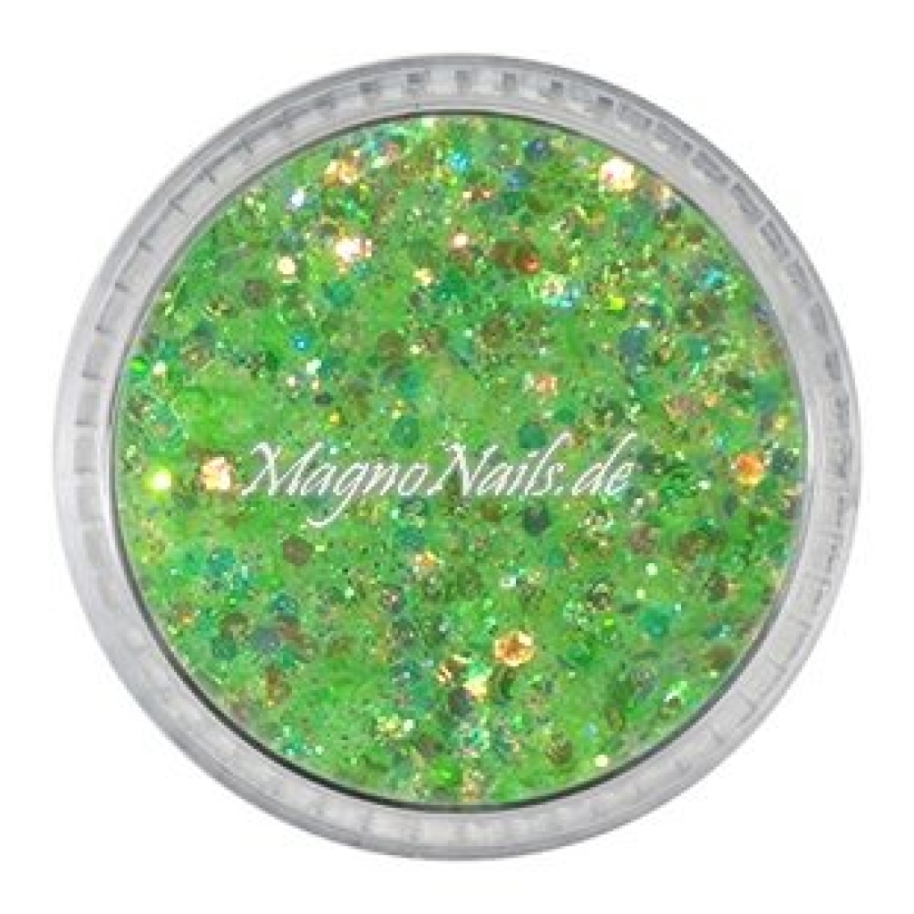 Nail Art Mix Glitterpuder hellgrün  Nägel Nails Nailart Nageldesign Nagel Glitzer Pailetten