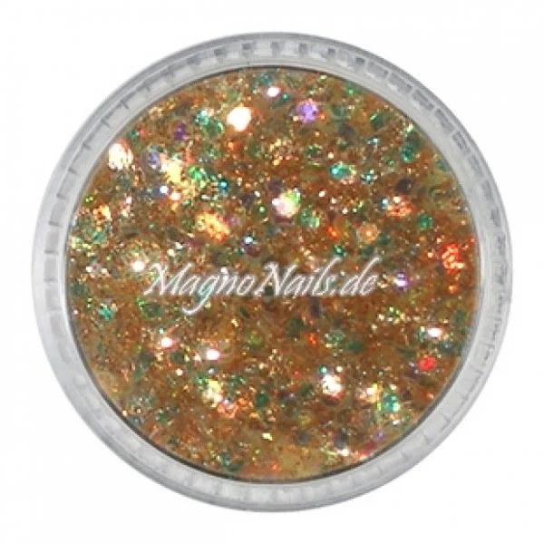 Nail Art Mix Glitterpuder gold Nägel Nails Nailart Nageldesign Nagel Glitzer Pailetten