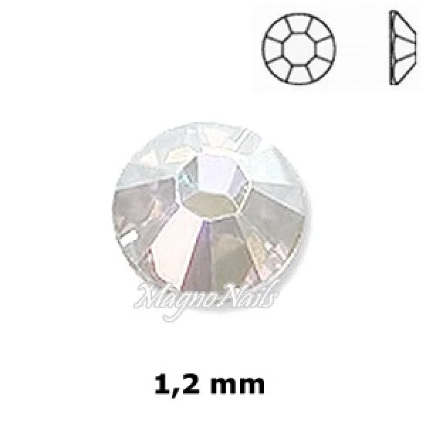 SS 3 - Glas Ministrasssteine rund - Crystal Nail Art Nails Nagel Nögel Nailart