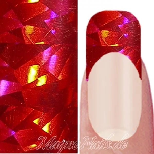 Nail Art Transfer Folie 0,45m - Nail Foil - Red Crush Nailart Nails Nägel Schmuck TransferFolie Nagelfolie Nageldesign