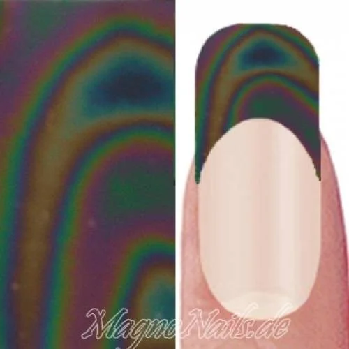 Nail Art Transfer Folie 1,5m - Nail Foil - Rainbow Swirl Nagelfolie Nageldesign Folie Tranferfolie Nailart