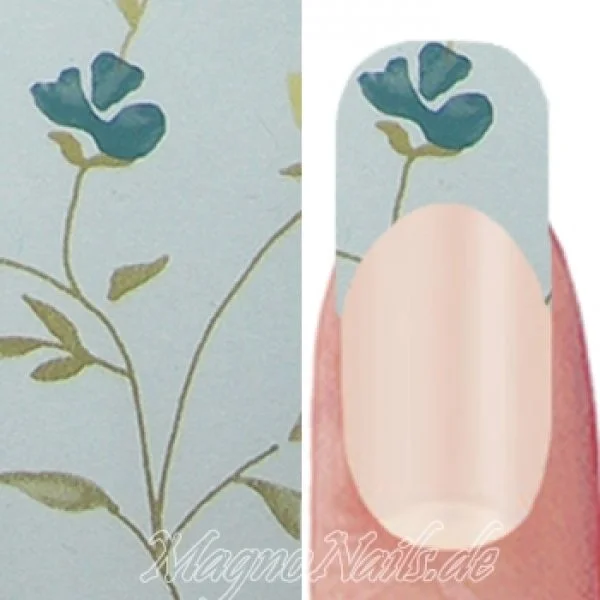 Nail Art Transfer Folie 0,45m - Nail Foil - Transparent Flowers Nailart Nails Nägel Schmuck TransferFolie Nagelfolie Nageldesign