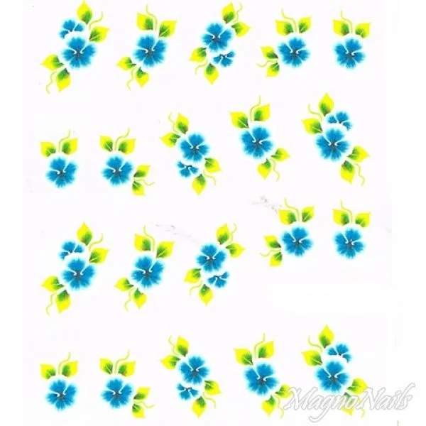 2D Nail Art One Stoke Sticker