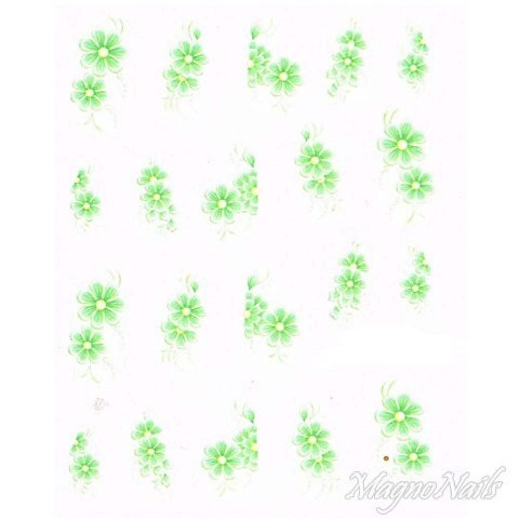 2D Nail Art One Stoke Sticker
