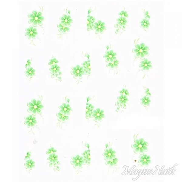 2D Nail Art One Stoke Sticker