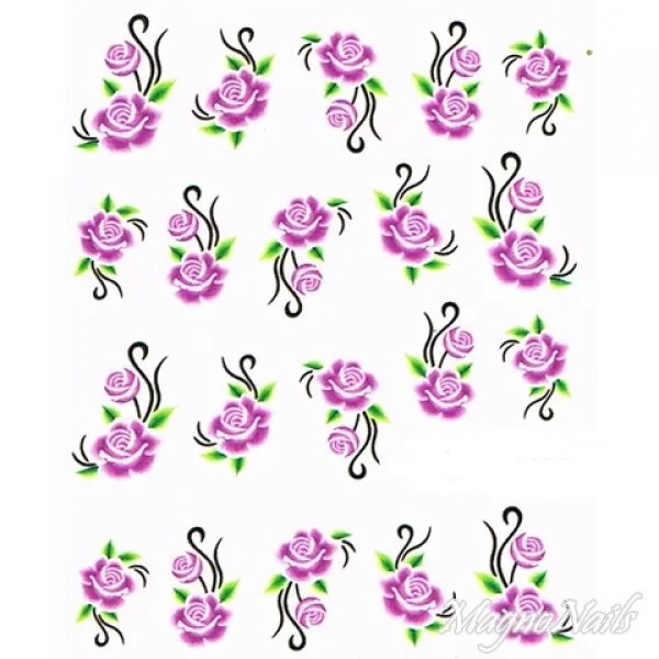 2D Nail Art One Stoke Sticker