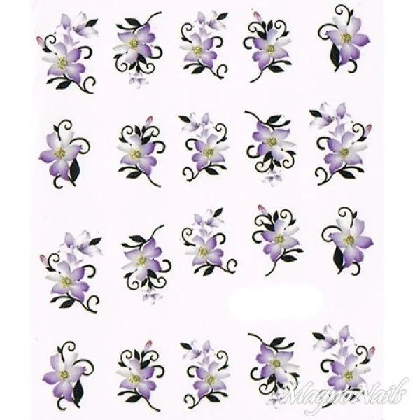 2D Nail Art One Stoke Sticker