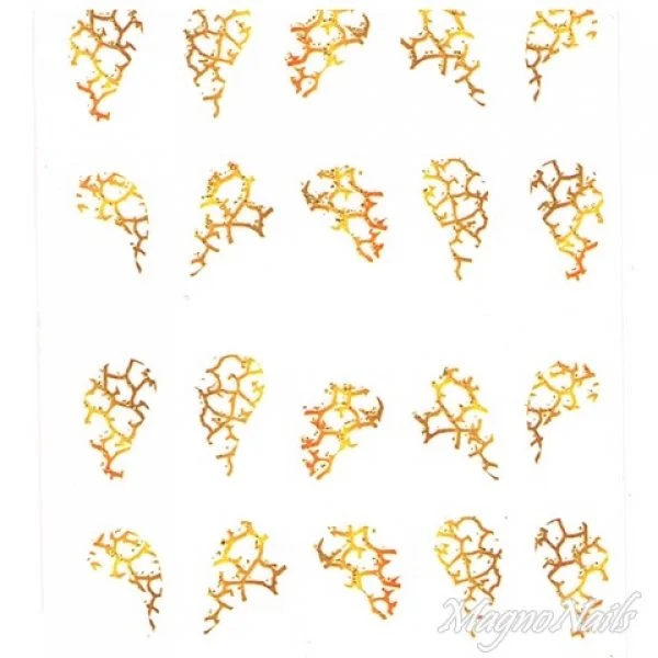 2D Nail Art One Stoke Sticker