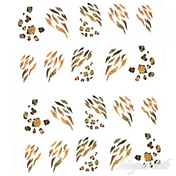 2D Nail Art One Stoke Sticker