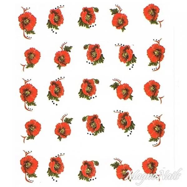 2D Nail Art One Stoke Sticker