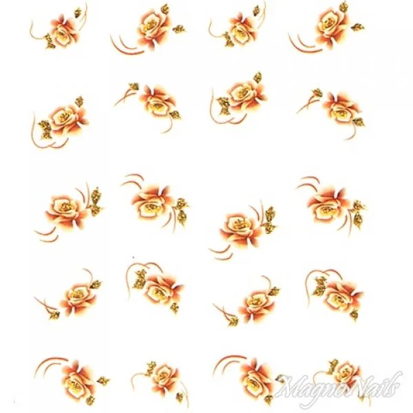 2D Nail Art One Stoke Sticker