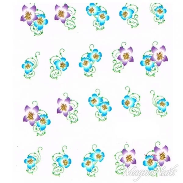 2D Nail Art One Stoke Sticker