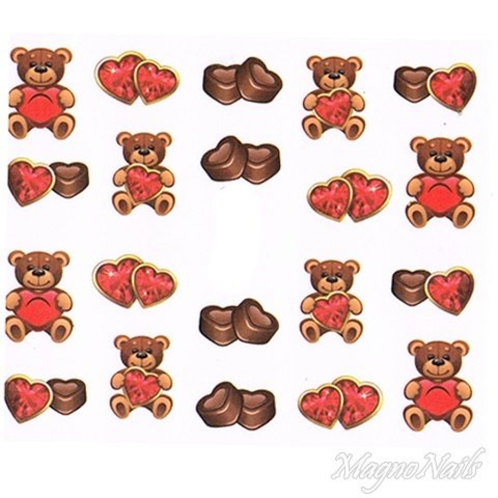 2D Nail Art One Stoke Sticker