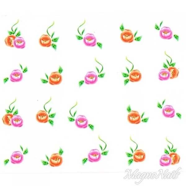 2D Nail Art One Stoke Sticker