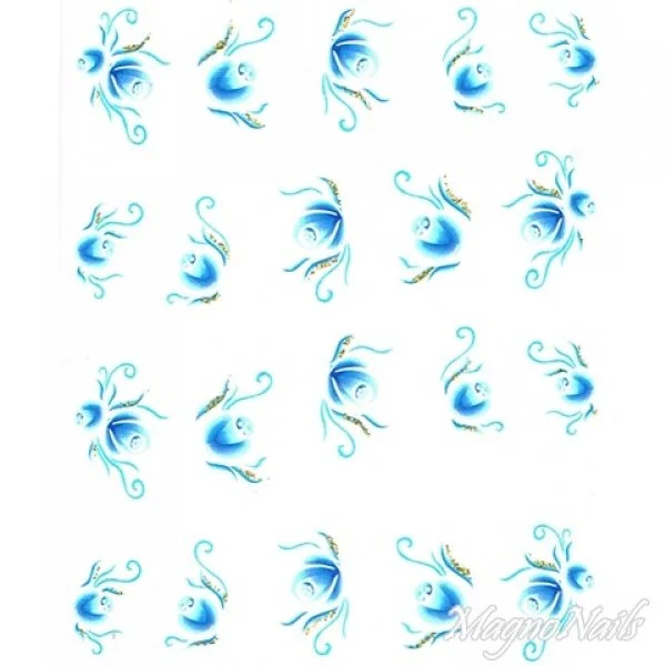 2D Nail Art One Stoke Sticker