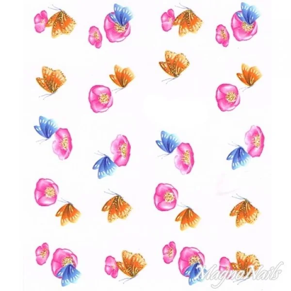 2D Nail Art One Stoke Sticker