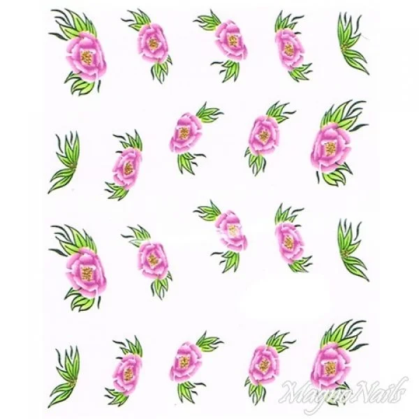 2D Nail Art One Stoke Sticker