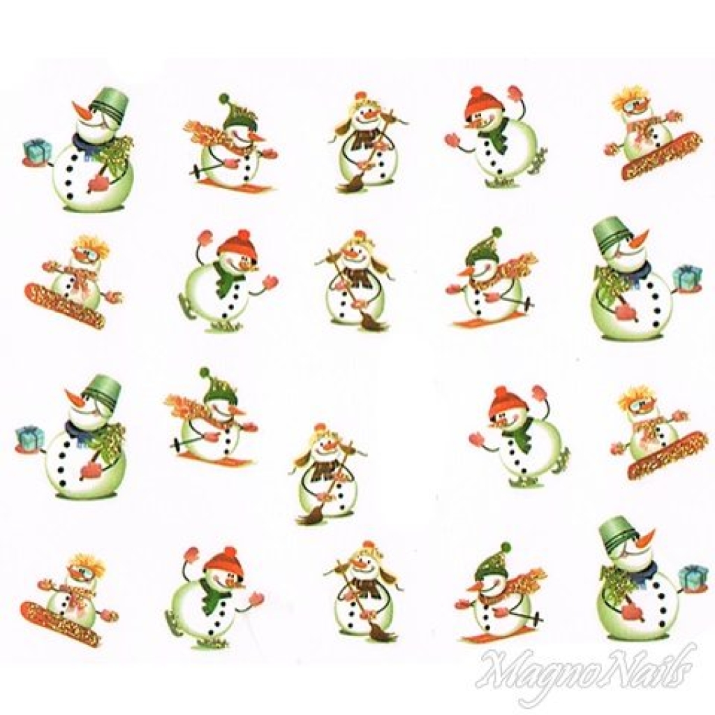 2D Nail Art One Stoke Sticker