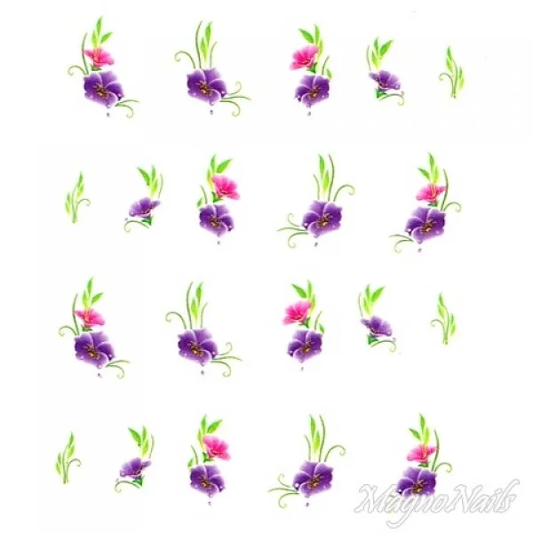 2D Nail Art One Stoke Sticker