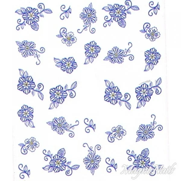 2D Nail Art One Stoke Sticker