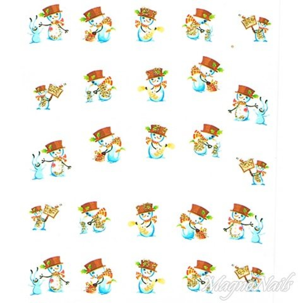 2D Nail Art One Stoke Sticker