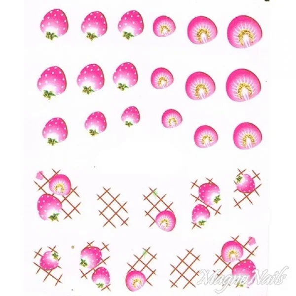 2D Nail Art One Stoke Sticker