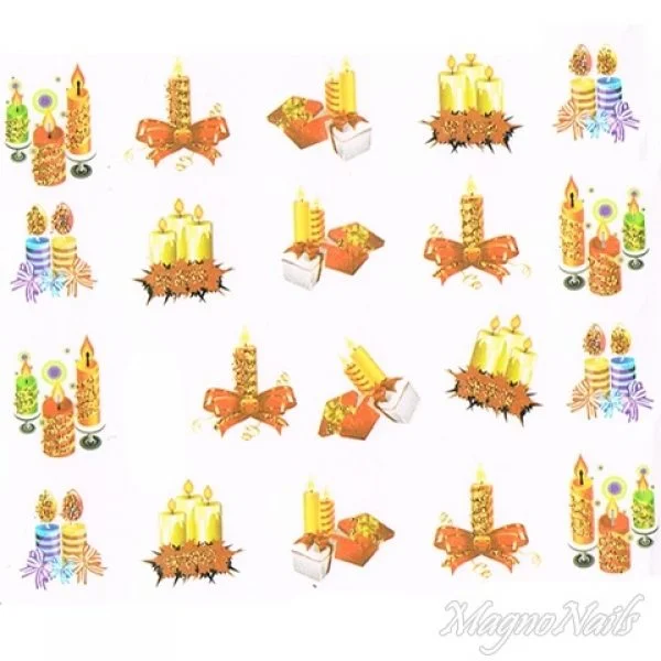 2D Nail Art One Stoke Sticker