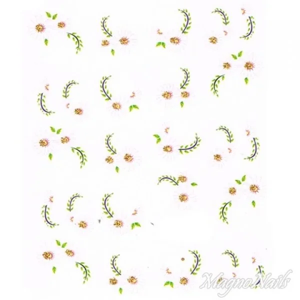 2D Nail Art One Stoke Sticker