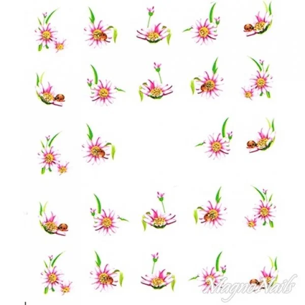 2D Nail Art One Stoke Sticker