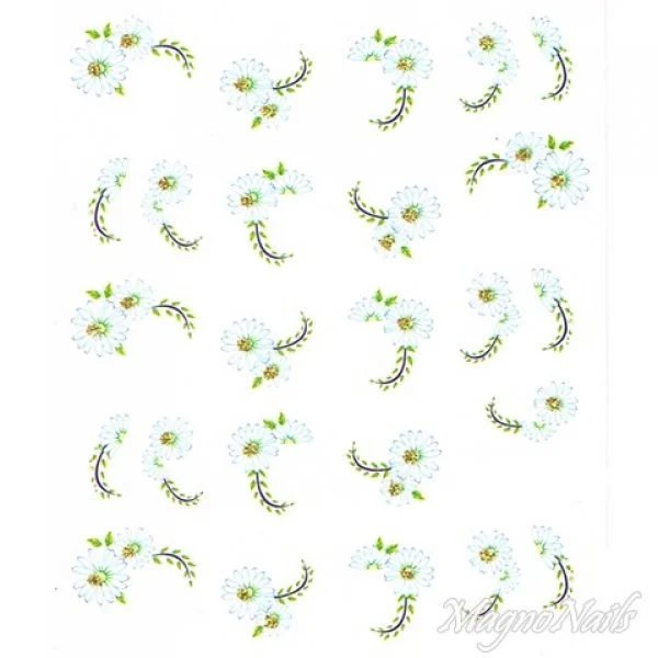 2D Nail Art One Stoke Sticker