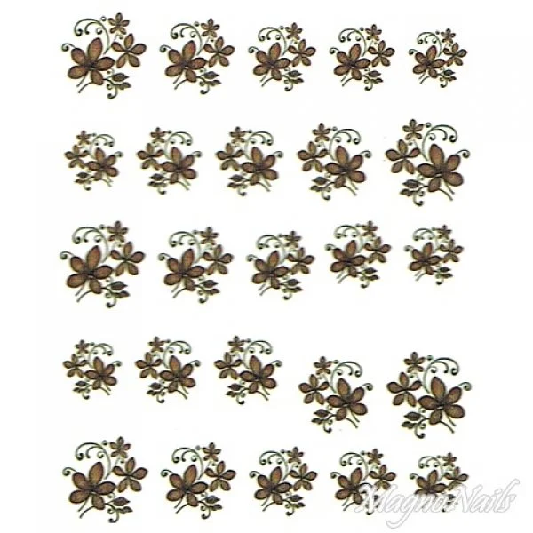 2D Nail Art One Stoke Sticker