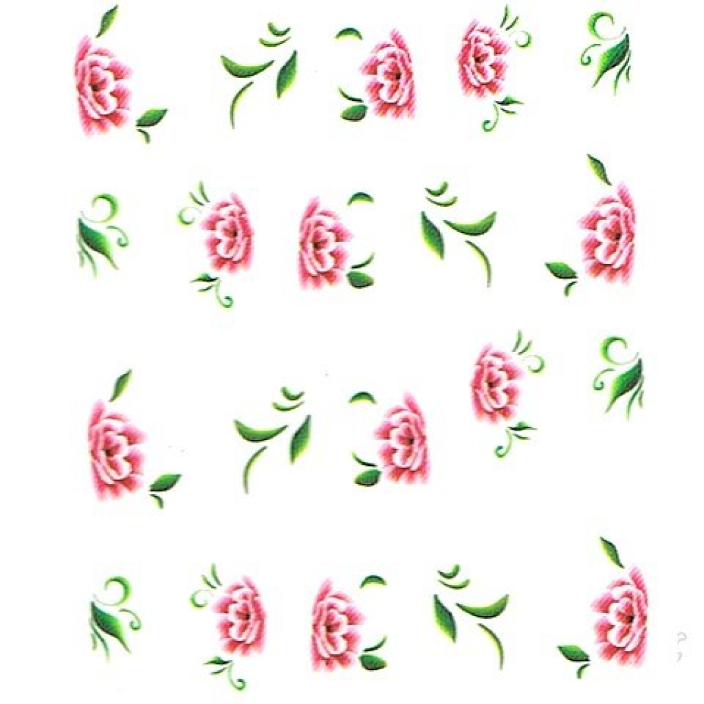 2D Nail Art One Stoke Sticker
