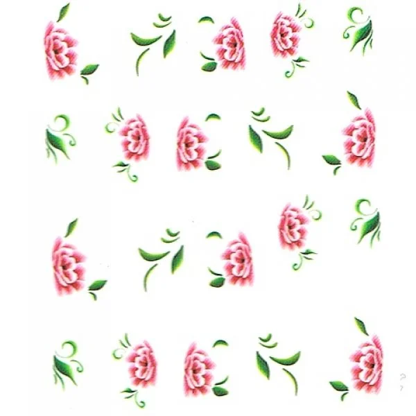 2D Nail Art One Stoke Sticker