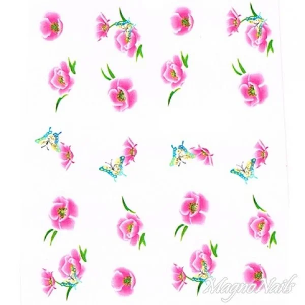 2D Nail Art One Stoke Sticker