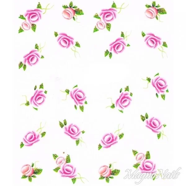 2D Nail Art One Stoke Sticker