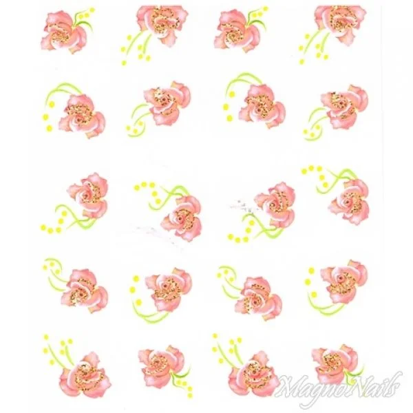 2D Nail Art One Stoke Sticker