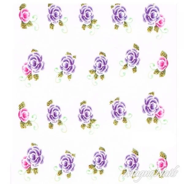 2D Nail Art One Stoke Sticker