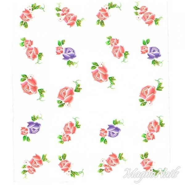 2D Nail Art One Stoke Sticker