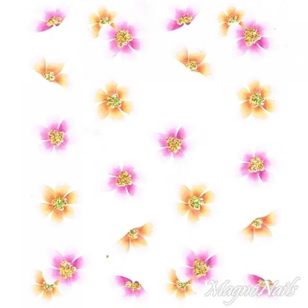 2D Nail Art One Stoke Sticker