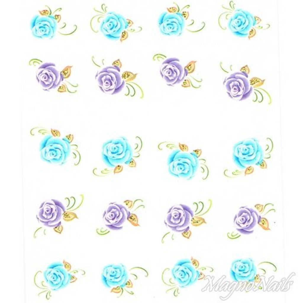 2D Nail Art One Stoke Sticker
